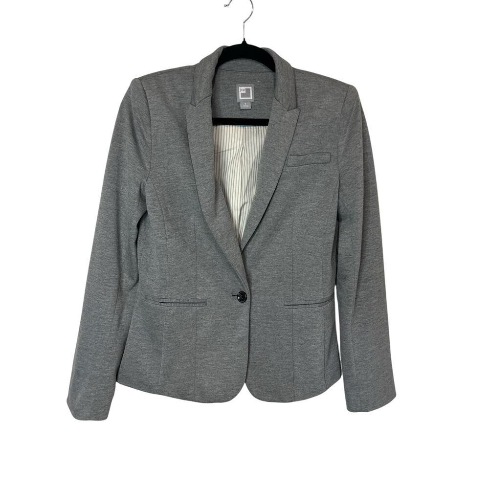 JCPenney Gray Blazer | Size S (4–6)‎ | EUC